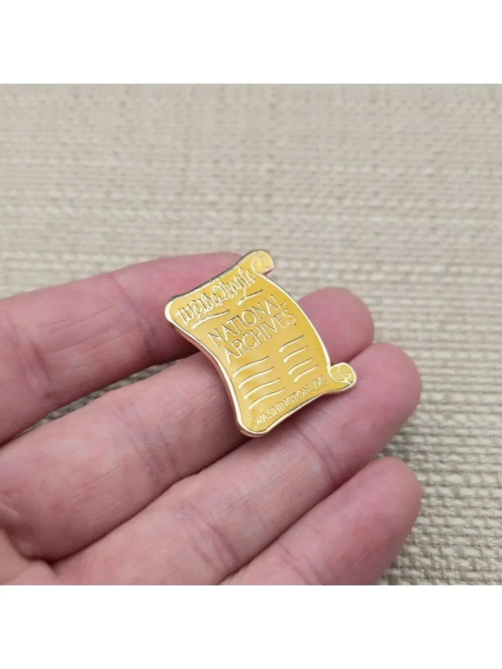 National Archives We the People Constitution Enamel Lapel Pin A8070